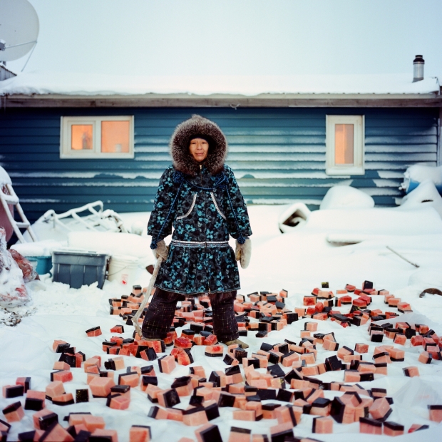 Marie Rexford photographed by Brian Adams in the series I AM INUIT