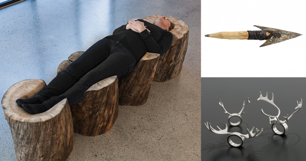 Et lite utvalg av hva du kan se på I craft-utstillingen Icraft utstilling av Nordnorsk Kunstmuseum på turne til Arkhangelsk